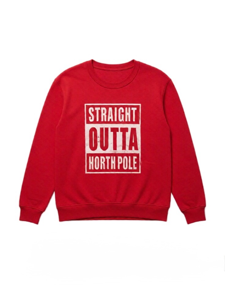 Straight Outta North Pole Crewneck